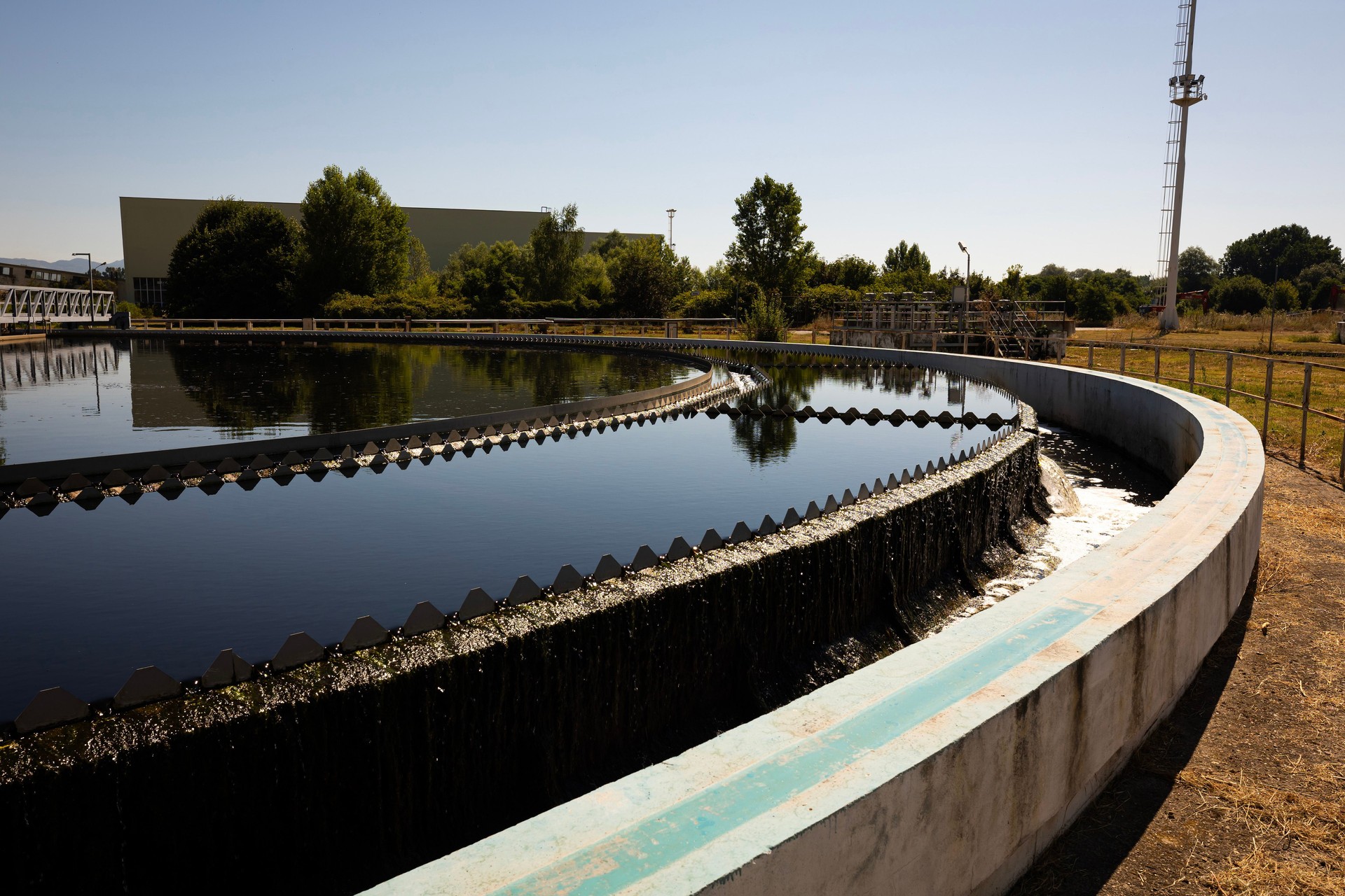 Wastewater treatment facility - Sewage Treatment. Also called municipal wastewater or sewage.