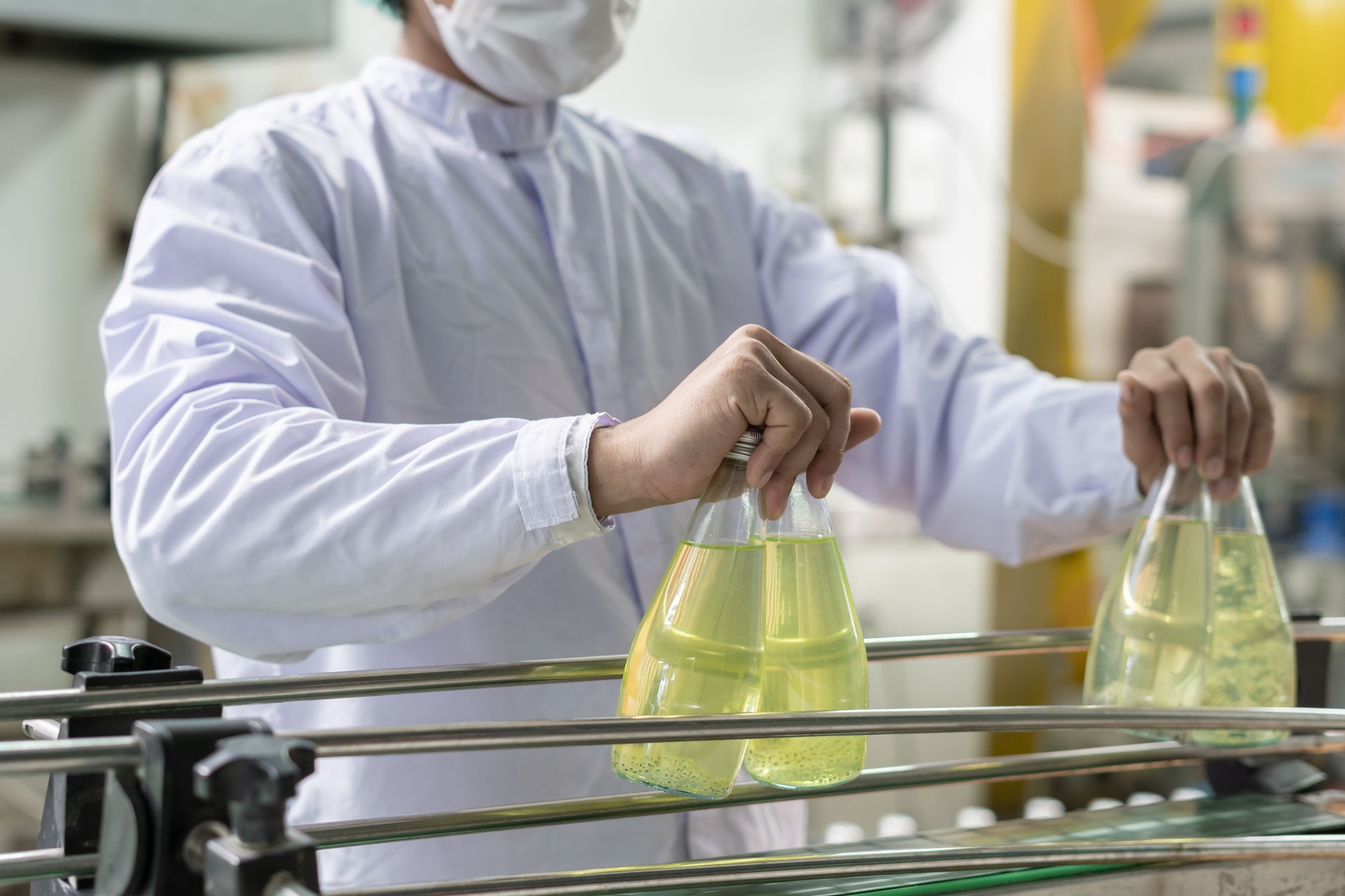 quality inspector food or beverages technician inspection about quality control food or beverages before send product to the customer. Production leader recheck ingredient and productivity.